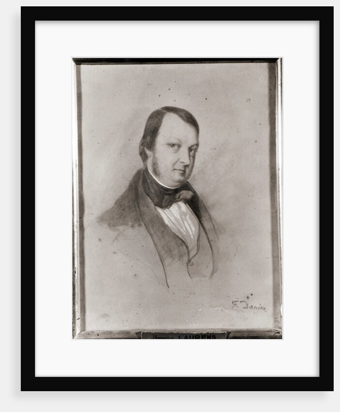 Portrait of Frederic Chopin by Jean Joseph Bonaventure Laurens