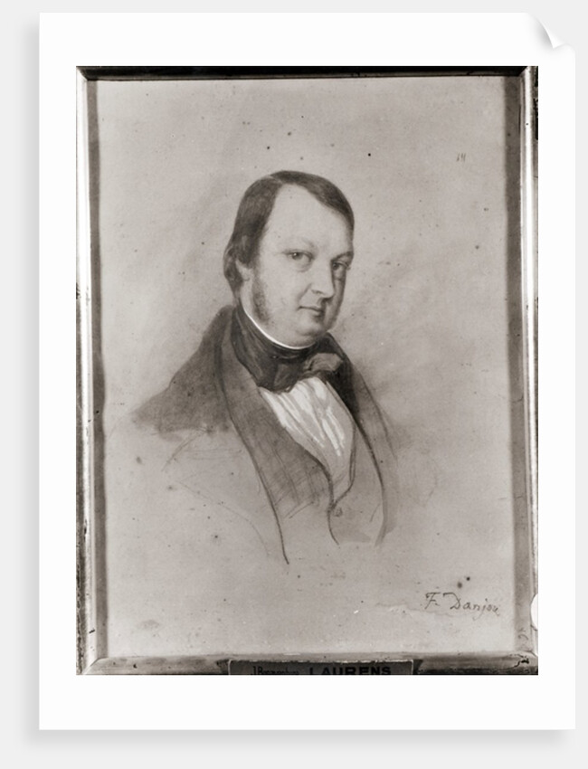 Portrait of Frederic Chopin by Jean Joseph Bonaventure Laurens