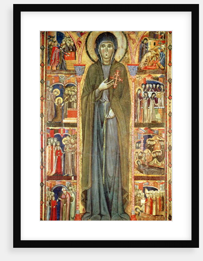 St. Clare with Scenes from her Life, 13th century by Maestro di Santa Chiara