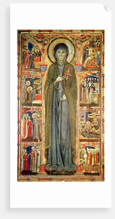 St. Clare with Scenes from her Life, 13th century by Maestro di Santa Chiara
