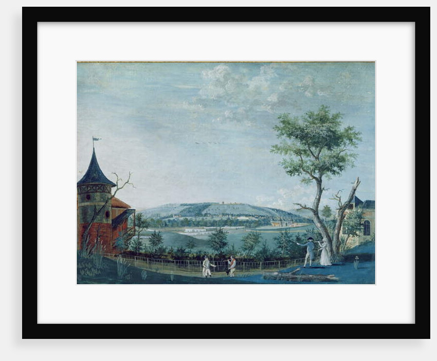 The Hermitage and the Old Castle in the Park at Le Raincy, 1754-93 by Louis Carrogis Carmontelle