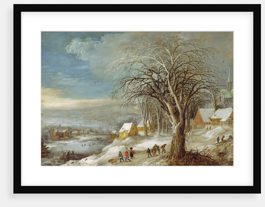 Winter Landscape by Joos or Josse de The Younger Momper