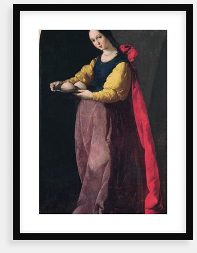 St. Agatha by Francisco de Zurbaran