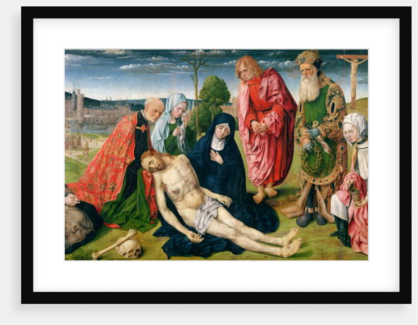 Pieta of Saint-Germain-des-Pres by Master of the Pieta of Saint Germain