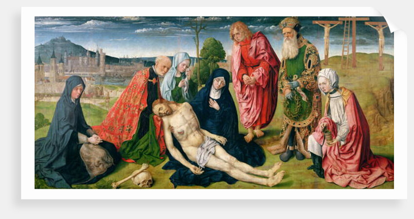 Pieta of Saint-Germain-des-Pres by Master of the Pieta of Saint Germain