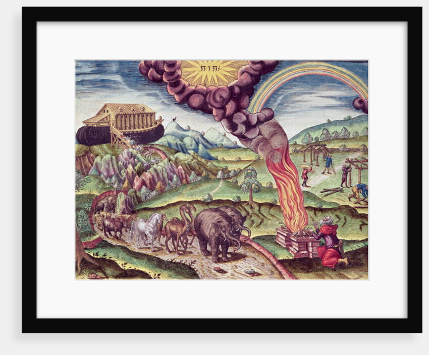Noah's Ark by Th. after Le Moyne J. Bry