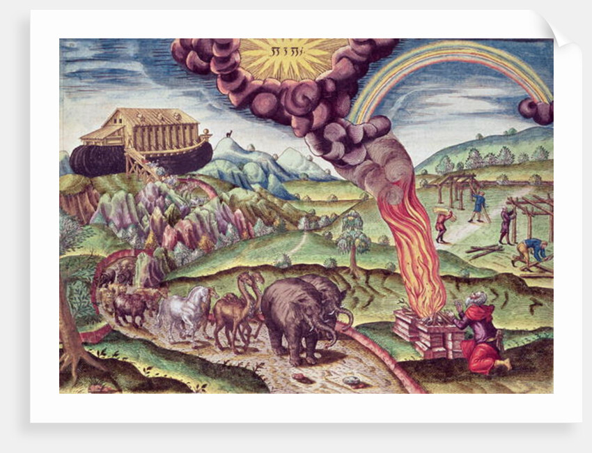 Noah's Ark by Th. after Le Moyne J. Bry