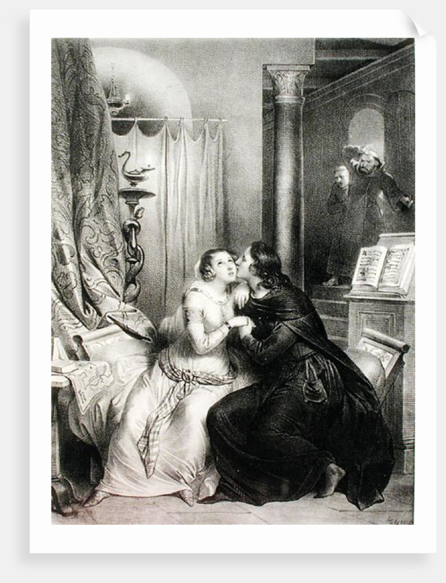 Heloise and Abelard by Achille Deveria