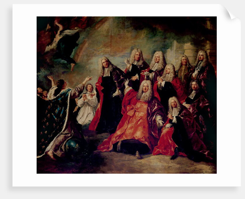 Ex-Voto. The Corps de Ville Demand a Return of Good Weather by Jean Francois de Troy