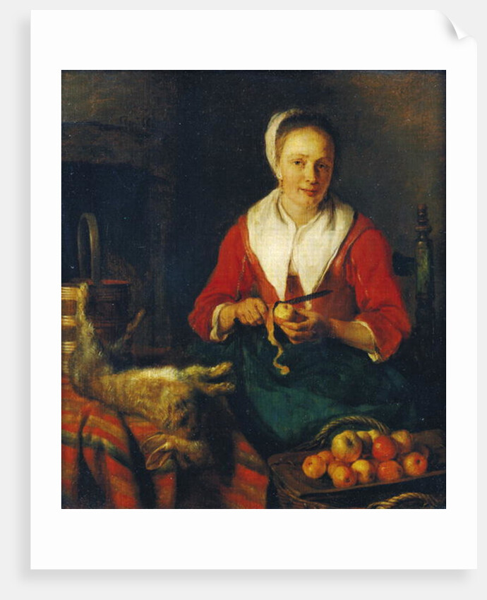 The Apple Peeler by Gabriel Metsu