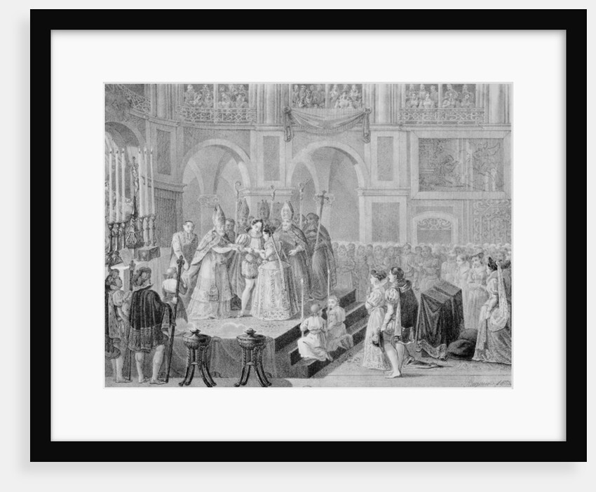 The Marriage of Henri III and Marguerite of France in 1572, 1832 by A. Regnier