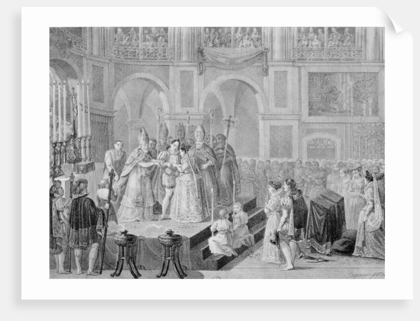 The Marriage of Henri III and Marguerite of France in 1572, 1832 by A. Regnier