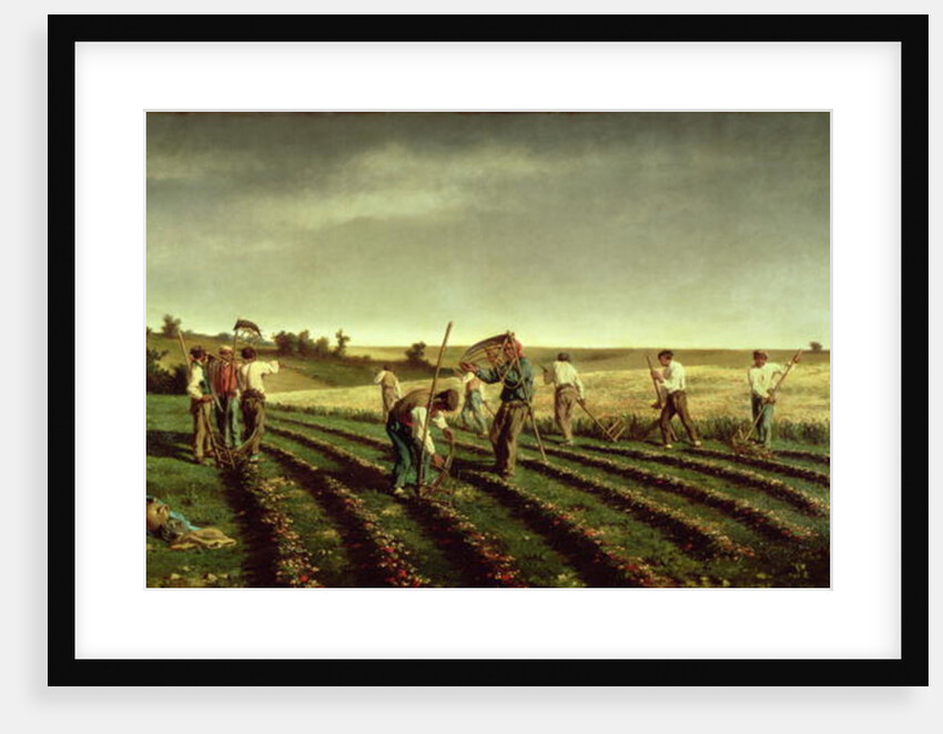 Reaping Sainfoin in Chambaudouin, 1882 by Pierre Edmond Alexandre Hedouin