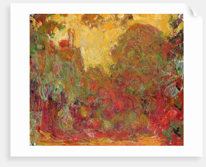 The House seen from the Rose Garden, 1922-24 by Claude Monet