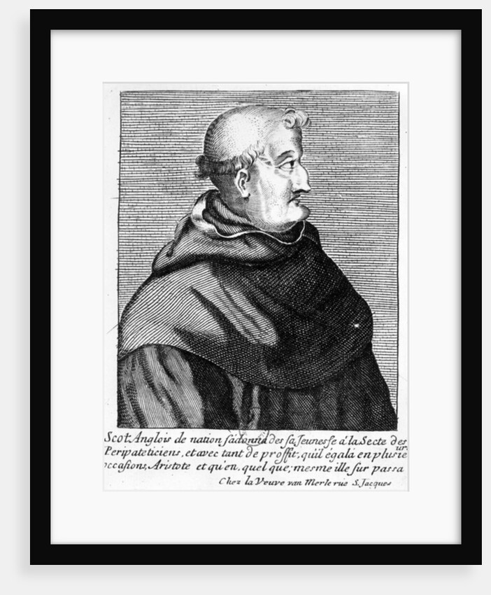 Portrait of John Duns Scotus by School French