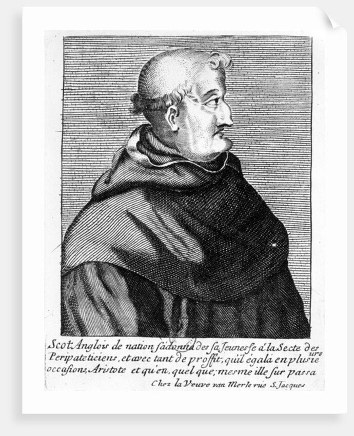 Portrait of John Duns Scotus by School French