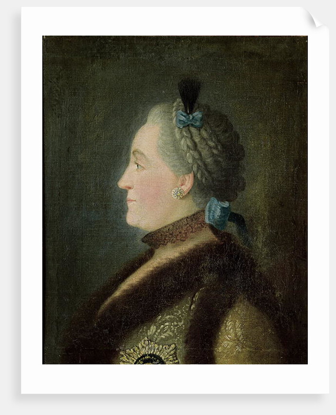 Portrait of Catherine II of Russia, after a painting by Dimitri Gregorievich Levitsky by Pietro Antonio Rotari