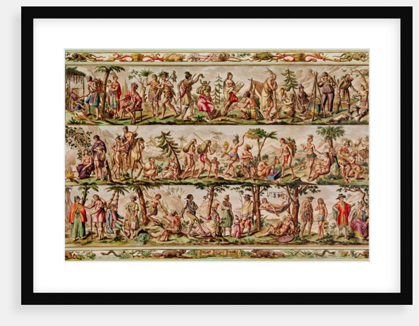 The Principal Peoples of the Americas, c.1798-99 by Jacques Grasset de Saint-Sauveur