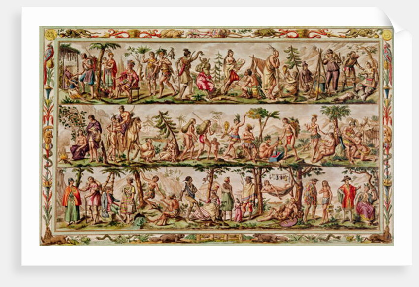 The Principal Peoples of the Americas, c.1798-99 by Jacques Grasset de Saint-Sauveur