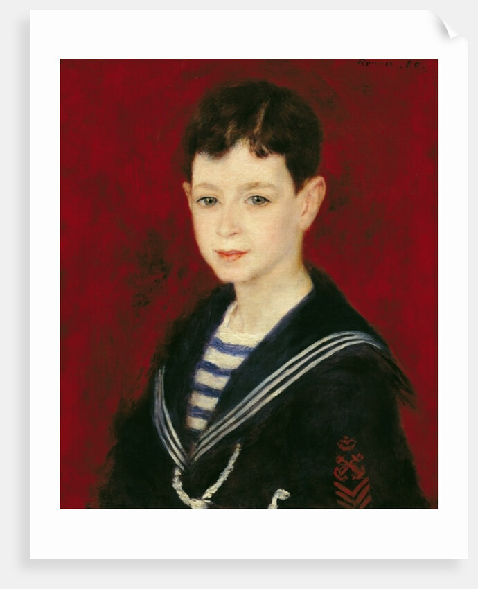 Portrait of Fernand Halphen 1880 by Pierre Auguste Renoir