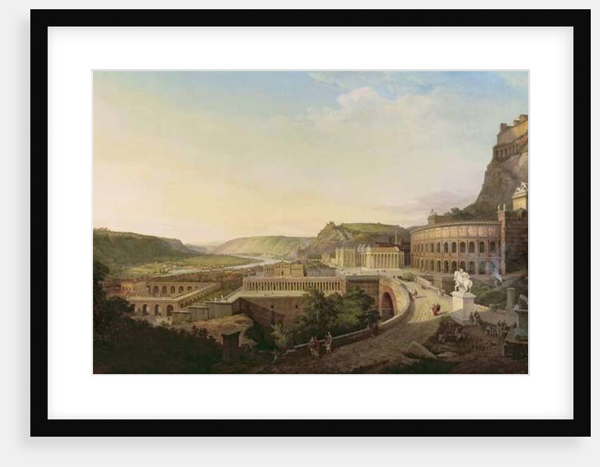 View of Vienna in Roman Times, 1860 by Etienne Rey