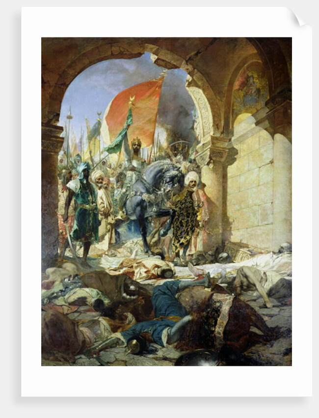 Entry of the Turks of Mohammed II into Constantinople, 29th May 1453, 1876 by Benjamin Constant