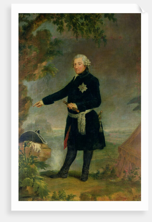 Portrait of Frederick II the Great, 1772 by Anna Dorothea Lisiewska