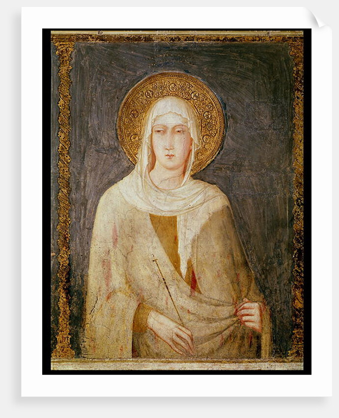 Five Saints by Simone Martini