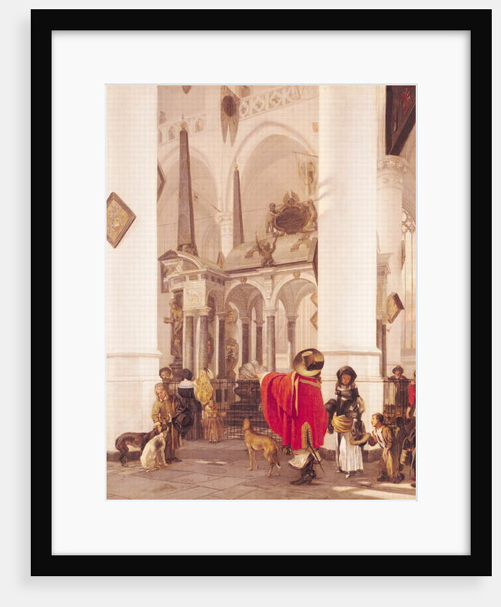 Interior of the Nieuwe Kerk, Delft, 1656 by Emanuel de Witte