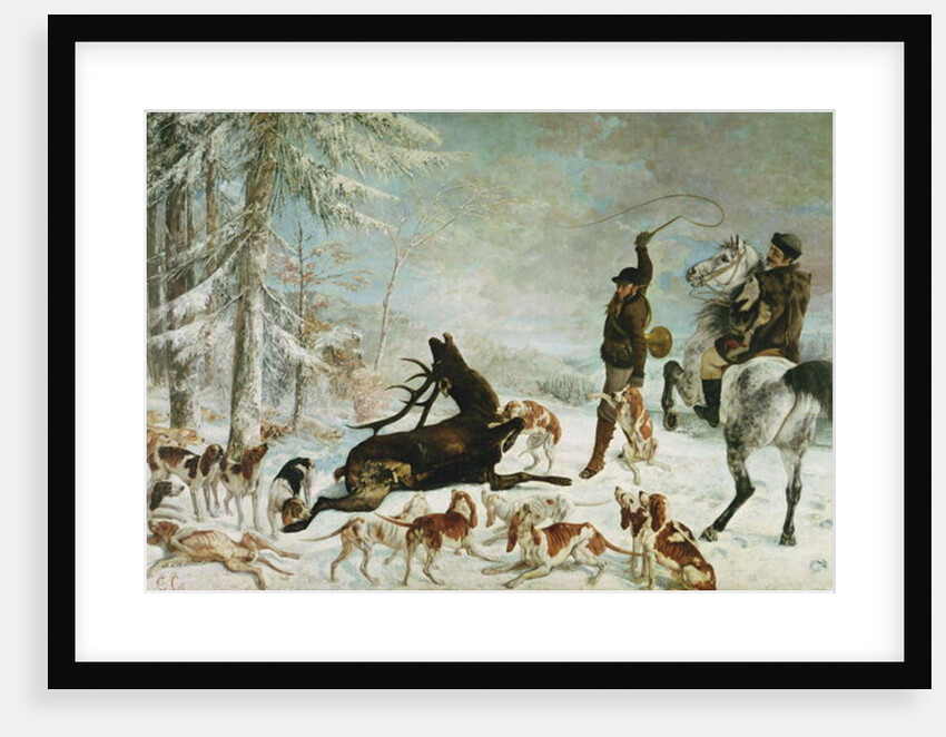 The Death of the Deer, 1867 by Gustave Courbet