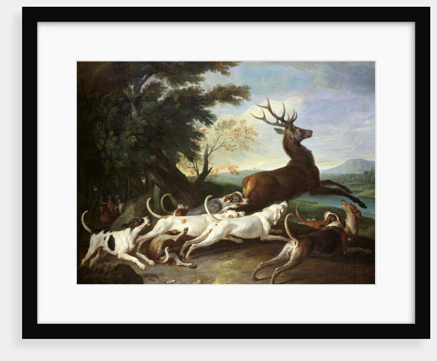 The Deer Hunt, 1718 by Alexandre-Francois Desportes
