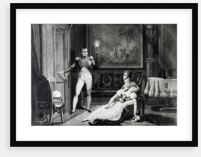 The Divorce of Napoleon I and Josephine Tascher de la Pagerie 30th November 1809 by Charles Abraham Chasselat