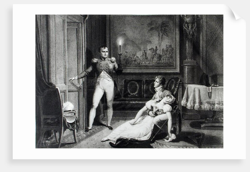 The Divorce of Napoleon I and Josephine Tascher de la Pagerie 30th November 1809 by Charles Abraham Chasselat