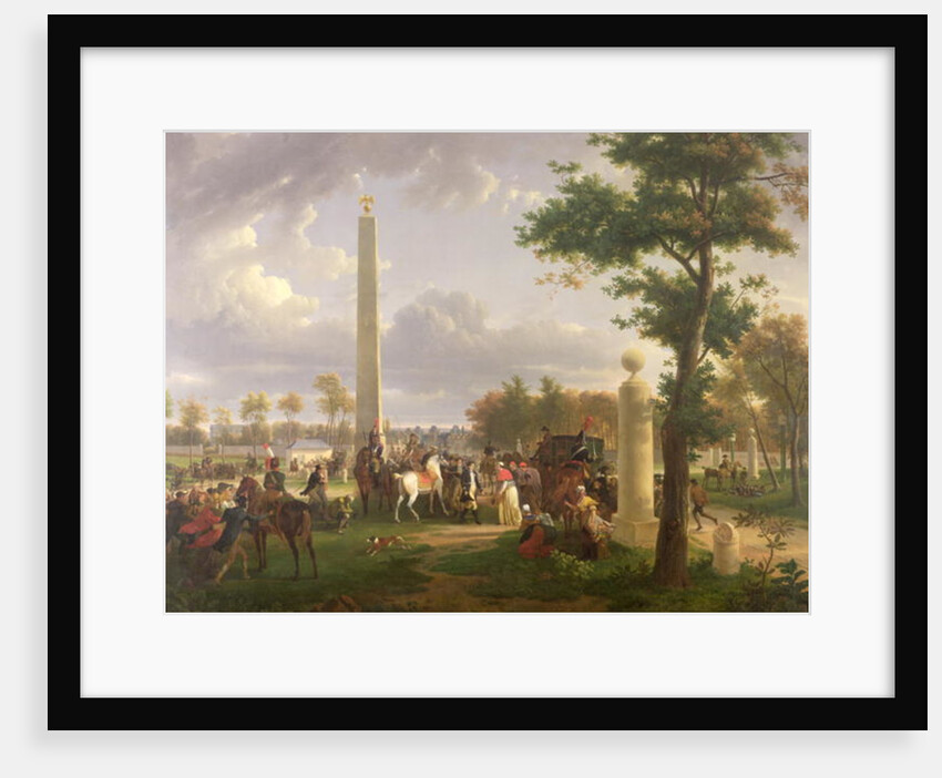 Meeting between Napoleon I and Pope Pius VII in the Forest of Fontainebleau in 1804, 1808 by Alexandre Hyacinthe Dunouy