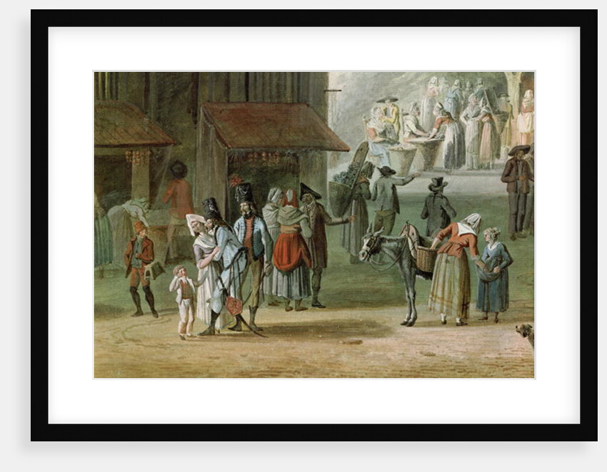 The Place de l'Apport-Paris in Front of the Grand-Chatelet by Thomas Naudet