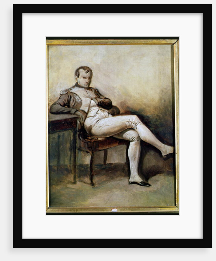 Napoleon I Seated in an Armchair by French School