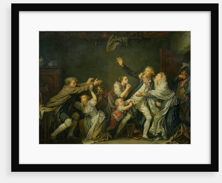 The Father's Curse or The Ungrateful Son, 1777 by Jean Baptiste Greuze