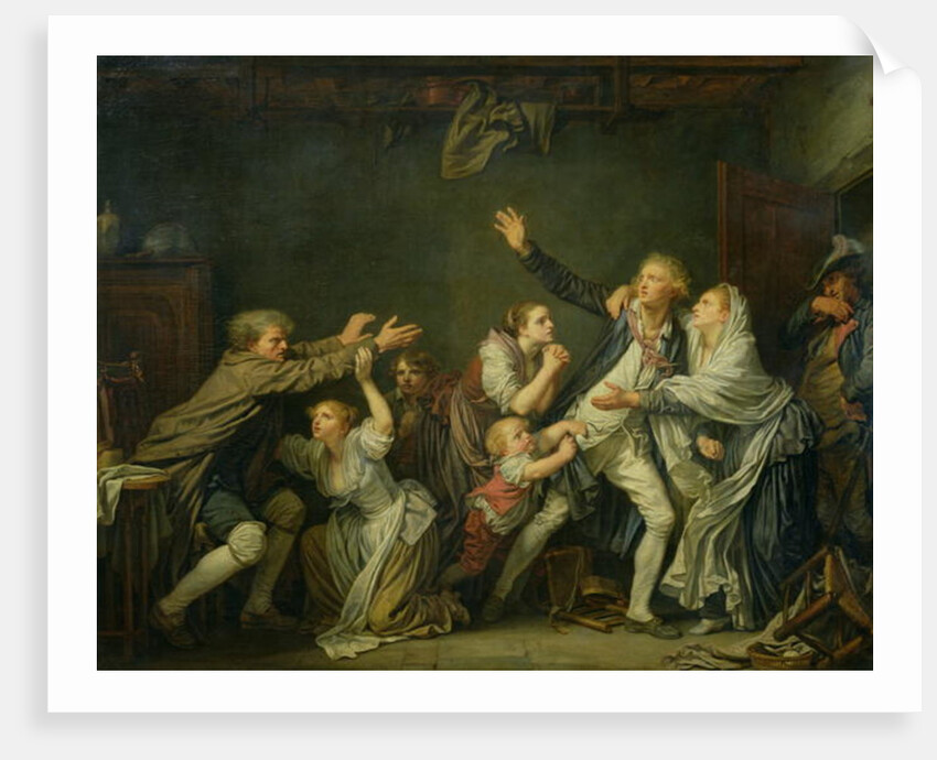 The Father's Curse or The Ungrateful Son, 1777 by Jean Baptiste Greuze