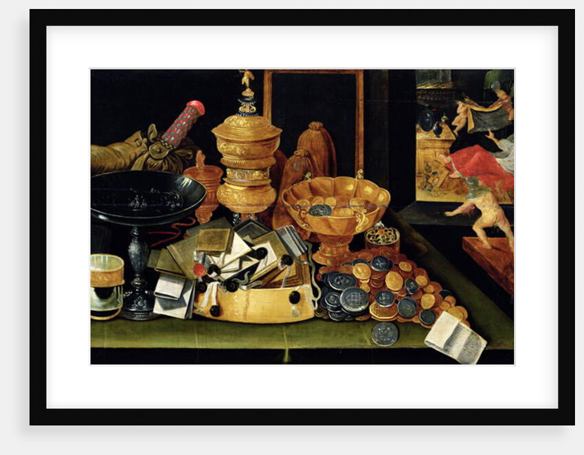 The Miser's Treasure by Flemish School