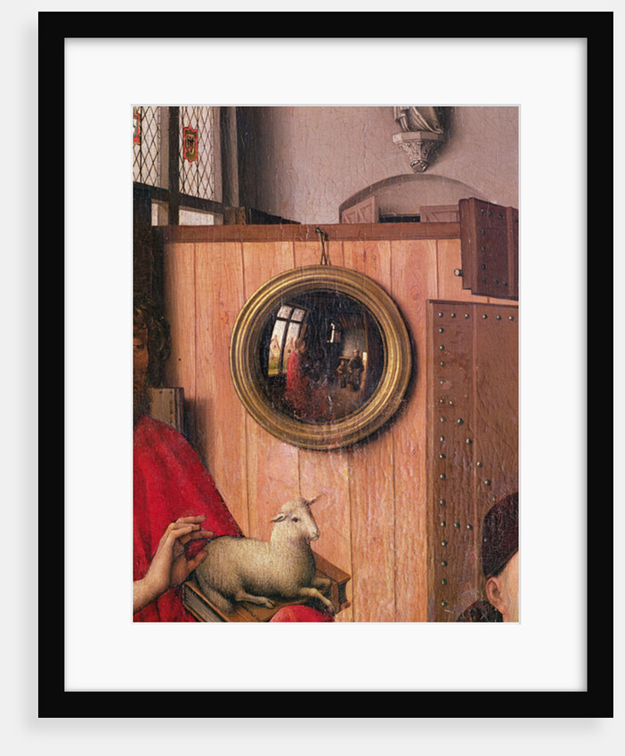 St. John the Baptist and the Donor, Heinrich Von Werl by Master of Flemalle