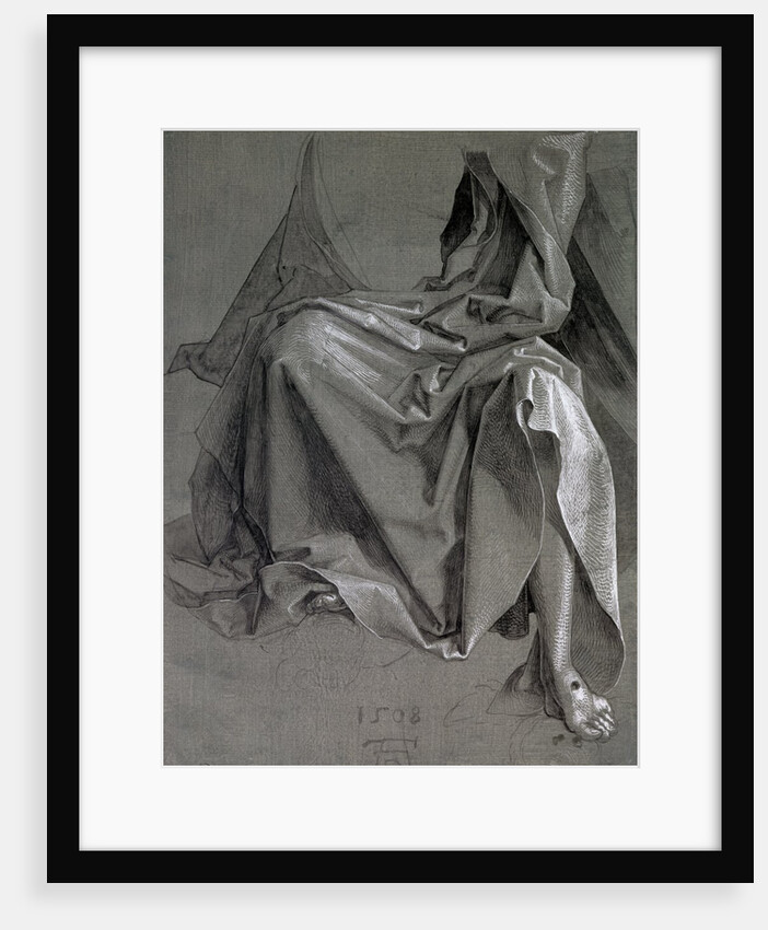 Study of the mantles of the Christ, 1508 by Albrecht Dürer or Duerer