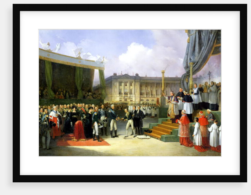 Inauguration of a Monument in Memory of Louis XVI by Charles X by Joseph Beaume