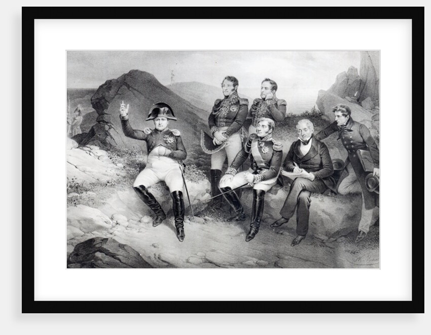 Emperor Napoleon I Dictating his Memoirs to Emmanuel Las Cases on St. Helena, 1860 by Nicolas Eustache Maurin