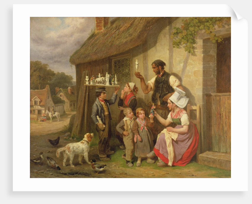 The Travelling Plaster Figure Salesman, 1883 by Joseph-Louis-Hippolyte Bellange