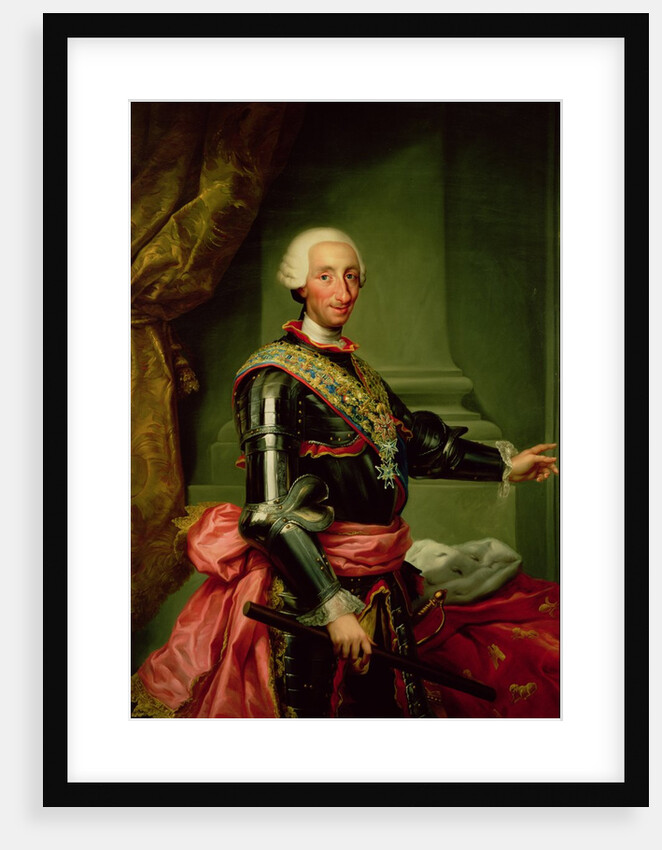 Portrait of Charles III c.1761 by Anton Raphael Mengs