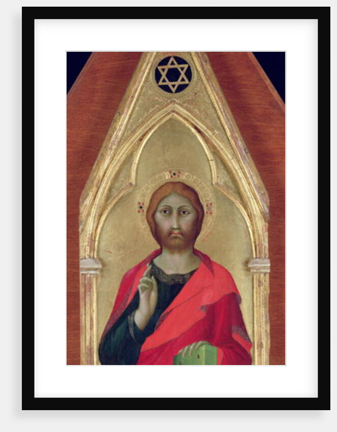 Christ Blessing, c.1325 by Barna da Siena