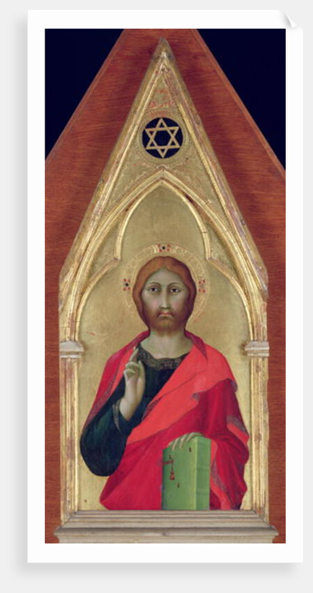 Christ Blessing, c.1325 by Barna da Siena