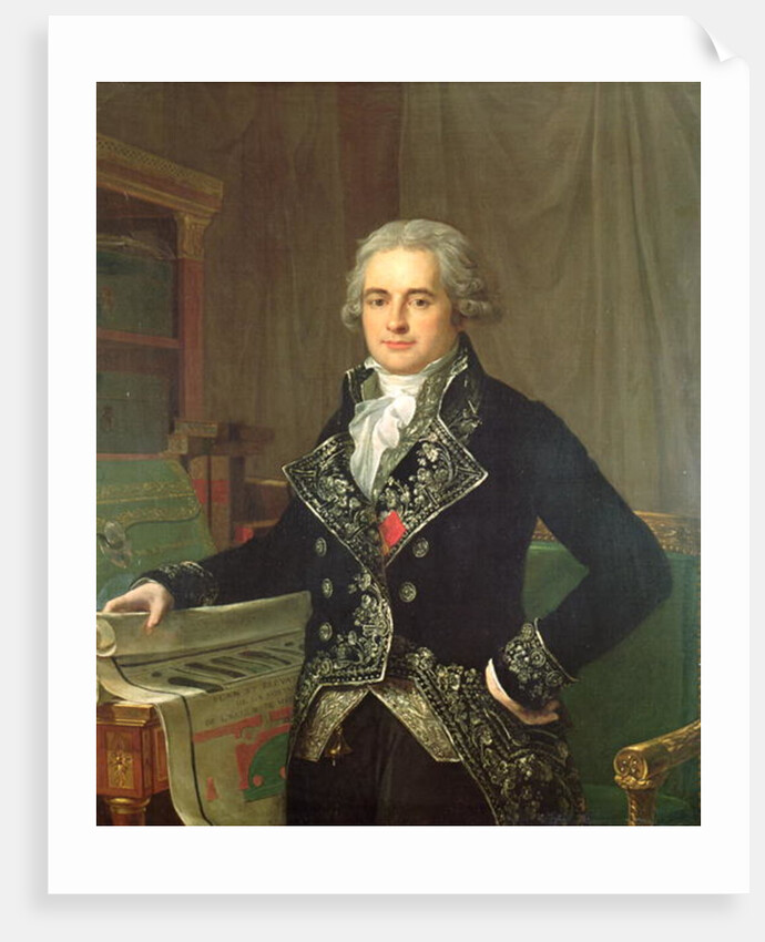 Portrait of Jean Antoine Chaptal Comte de Chanteloupe by Anicet-Charles Lemonnier
