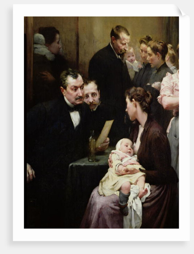 The Drop of Milk in Belleville: Doctor Variot's Surgery, the Consultation, 1903 by Henri Jules Jean Geoffroy