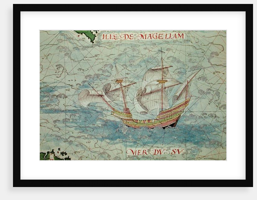 A Caravel by Guillaume Le Testu